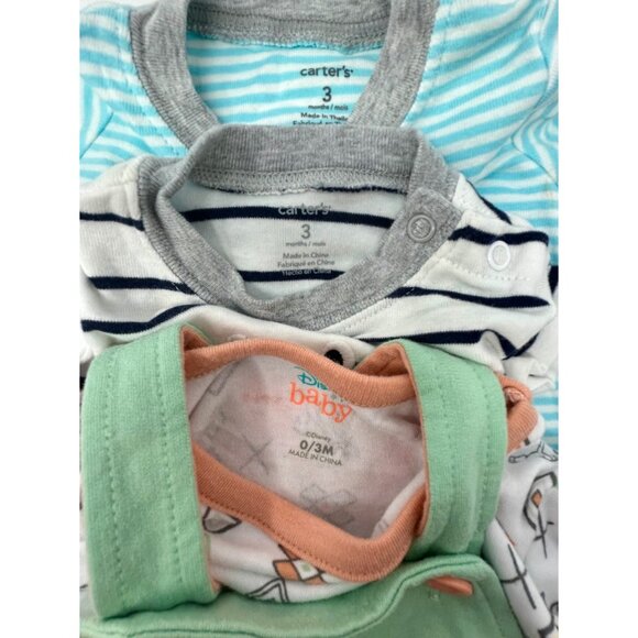 Baby Boys - Disney Bibbed Shorts, Matching Shirt, & 2 Shirts - Size‎ 0-3 Month - Picture 8 of 8